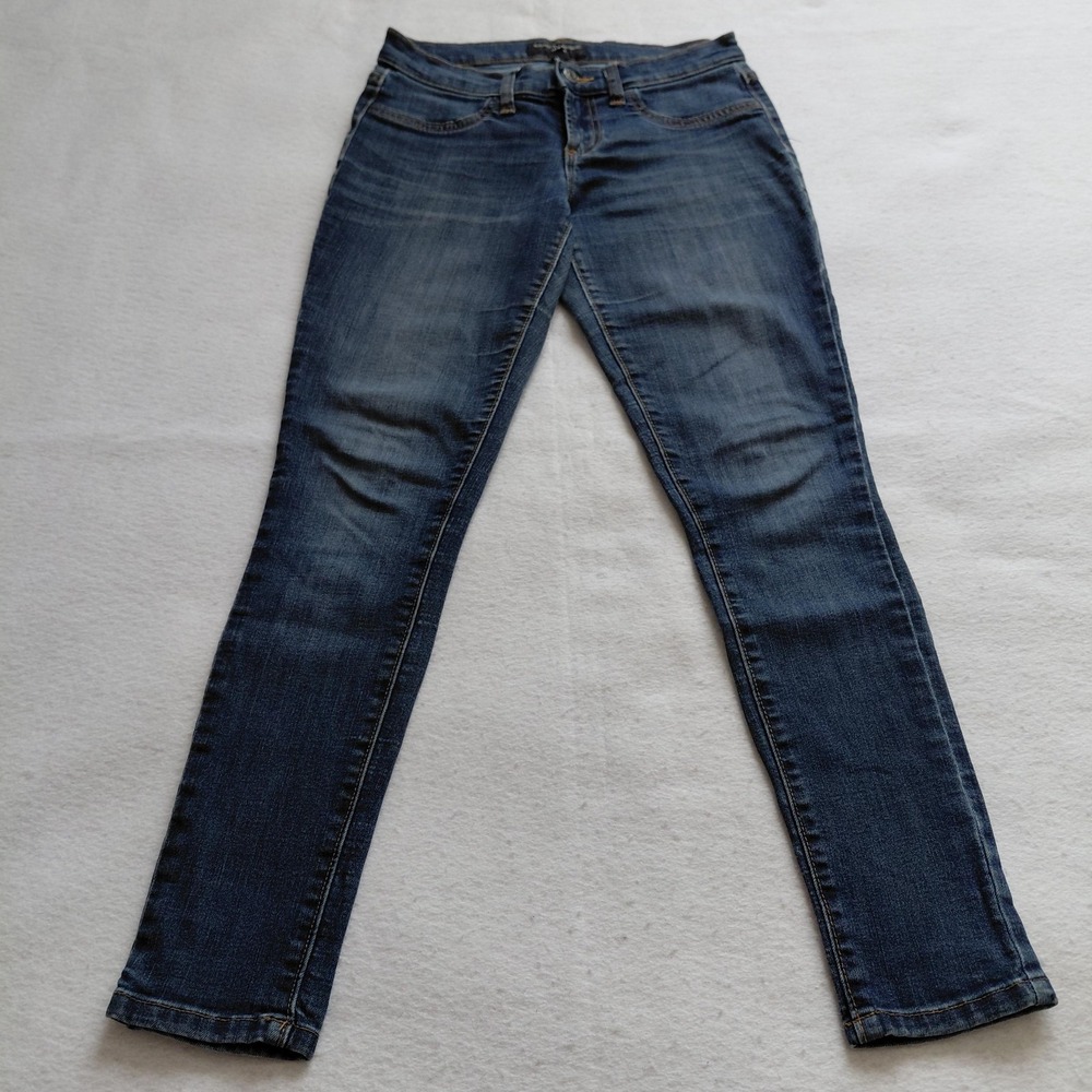 Banana Republic Blue Denim Legging Jeans Womens 25 0P Mid Rise Stretch Slim Fit